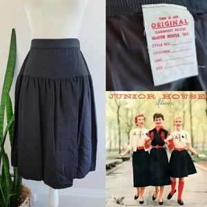 VTG 60s Junior House Bubble Hem Midi Skirt